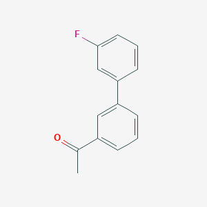 molecular formula C14H11FO B3043581 1-[3-(3-Fluorophenyl)phenyl]ethanone CAS No. 886762-37-4