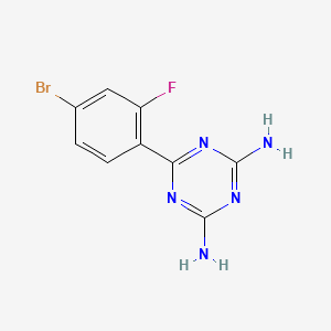 2,4-Diamino-6-(4-bromo-2-fluorophenyl)-1,3,5-triazine