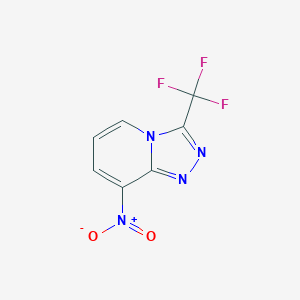 8-Nitro-3-(trifluoromethyl)[1,2,4]triazolo[4,3-a]pyridine