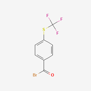 4-[(Trifluoromethyl)thio]benzoyl bromide