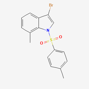 3-Bromo-7-methyl-1-(p-toluenesulfonyl)indole