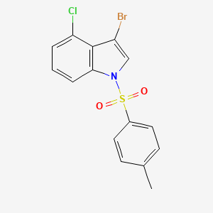 3-Bromo-4-chloro-1-(p-toluenesulfonyl)indole