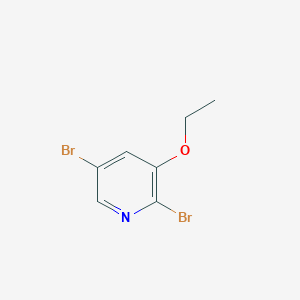 molecular formula C7H7Br2NO B3043623 2,5-二溴-3-乙氧基吡啶 CAS No. 887571-07-5