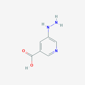 molecular formula C6H7N3O2 B3043626 5-Hydrazinyl Pyridine-3-Carboxylic Acid CAS No. 887589-15-3