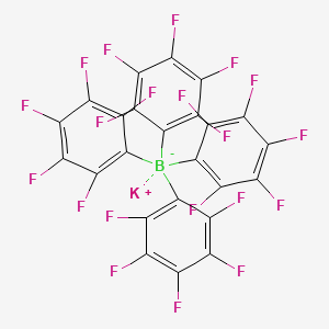 molecular formula C24BF20K B3043647 四(五氟苯基)硼酸钾 CAS No. 89171-23-3
