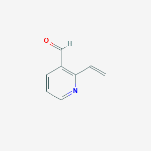 molecular formula C8H7NO B3043650 2-乙烯基吡啶-3-甲醛 CAS No. 893620-48-9