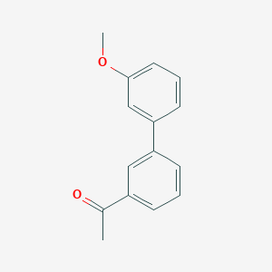 molecular formula C15H14O2 B3043651 1-(3'-Methoxy[1,1'-biphenyl]-3-yl)ethanone CAS No. 893734-63-9