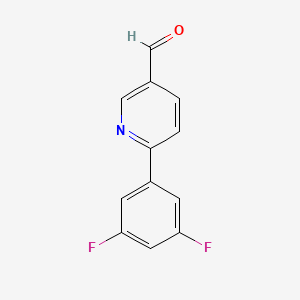 6-(3,5-Difluorophenyl)-3-pyridinecarbaldehyde