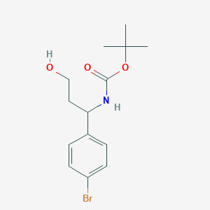 3-(Boc-amino)-3-(4-bromophenyl)-1-propanol