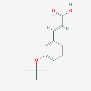 molecular formula C13H16O3 B3043668 3-(3-Tert-butoxy-phenyl)-acrylic acid CAS No. 898405-11-3