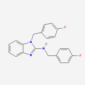 N,1-Bis(4-fluorobenzyl)-1H-benzo[d]imidazol-2-amine
