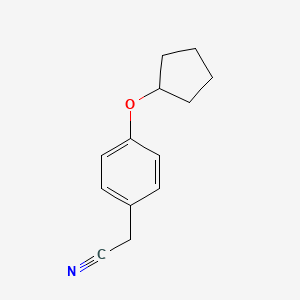 2-[4-(Cyclopentyloxy)phenyl]acetonitrile