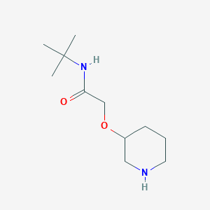 N-Tert-butyl-2-(piperidin-3-yloxy)acetamide