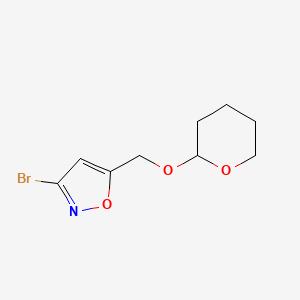 3-Bromo-5-[(tetrahydro-2H-pyran-2-yloxy)methyl]isoxazole