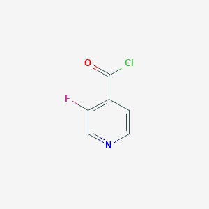 molecular formula C6H3ClFNO B3043687 3-Fluoroisonicotinoyl chloride CAS No. 903592-75-6