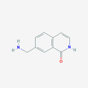 molecular formula C10H10N2O B3043719 7-(aminomethyl)-2H-isoquinolin-1-one CAS No. 913526-08-6