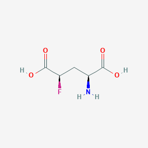 (2S,4R)-2-amino-4-fluoropentanedioic acid