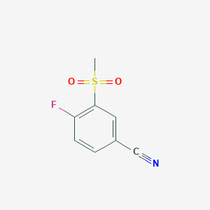 4-Fluoro-3-(methylsulphonyl)benzonitrile
