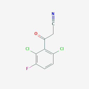 molecular formula C9H4Cl2FNO B3043735 2,6-Dichloro-3-fluorobenzoylacetonitrile CAS No. 914636-65-0