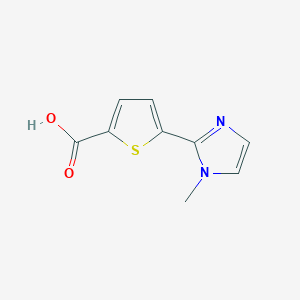 5-(1-Methylimidazol-2-yl)thiophene-2-carboxylic Acid