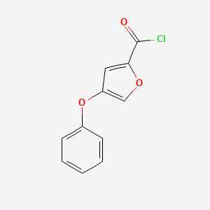 molecular formula C11H7ClO3 B3043750 4-Phenoxy-2-furoyl chloride CAS No. 914637-70-0