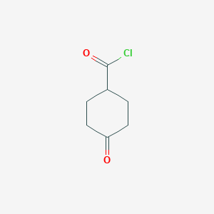molecular formula C7H9ClO2 B3043758 4-Oxocyclohexanecarbonyl chloride CAS No. 914637-80-2