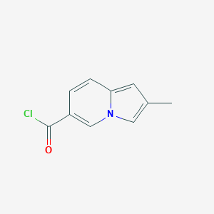 molecular formula C10H8ClNO B3043760 2-Methylindolizine-6-carbonyl chloride CAS No. 914637-82-4