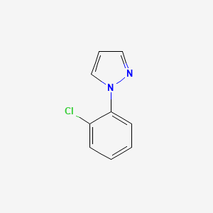 molecular formula C9H7ClN2 B3043777 1-(2-氯苯基)-1H-吡唑 CAS No. 917508-36-2