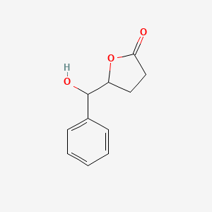 molecular formula C11H12O3 B3043781 5-[Hydroxy(phenyl)methyl]dihydrofuran-2(3H)-one CAS No. 92017-03-3