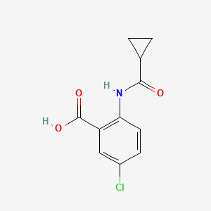 5-Chloro-2-[(cyclopropylcarbonyl)amino]benzoic acid