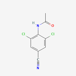 N-(2,6-dichloro-4-cyanophenyl)acetamide