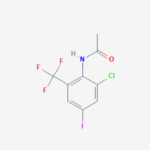 N-Acetyl-2-chloro-4-iodo-6-trifluoromethylaniline