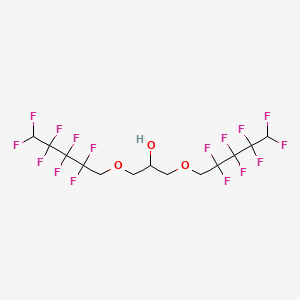 molecular formula C13H12F16O3 B3043817 1,3-Bis(1H,1H,5H-perfluoropentoxy)propan-2-ol CAS No. 929080-18-2
