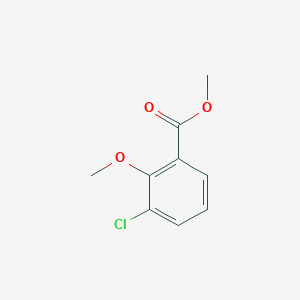 molecular formula C9H9ClO3 B3043819 3-Chloro-2-methoxybenzoic acid methyl ester CAS No. 92992-36-4
