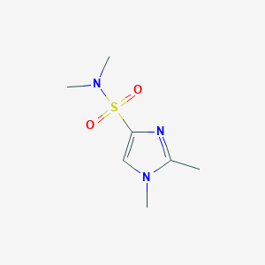 molecular formula C7H13N3O2S B3043840 N,N,1,2-tetramethyl-1H-imidazole-4-sulfonamide CAS No. 936083-53-3