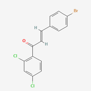 molecular formula C15H9BrCl2O B3043841 4-溴-2',4'-二氯查耳酮 CAS No. 936338-55-5