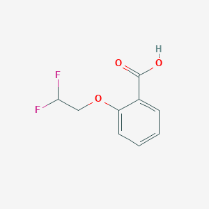 molecular formula C9H8F2O3 B3043845 2-(2,2-Difluoroethoxy)benzoic acid CAS No. 937602-63-6