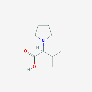 3-Methyl-2-(1-pyrrolidinyl)butyric Acid