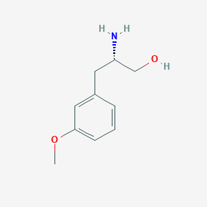 molecular formula C10H15NO2 B3043850 (2S)-2-Amino-3-(3-methoxyphenyl)propan-1-ol CAS No. 938462-27-2