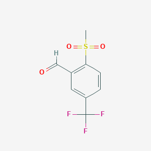2-Methylsulfonyl-5-trifluoromethylbenzaldehyde