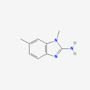 molecular formula C9H11N3 B3043876 1,6-Dimethyl-1H-benzo[d]imidazol-2-amine CAS No. 945023-34-7