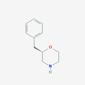 molecular formula C11H15NO B3043887 (S)-2-苄基吗啉 CAS No. 947687-18-5