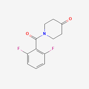1-(2,6-Difluorobenzoyl)piperidin-4-one