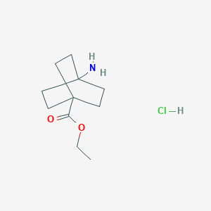 Ethyl 4-aminobicyclo[2.2.2]octane-1-carboxylate hydrochloride
