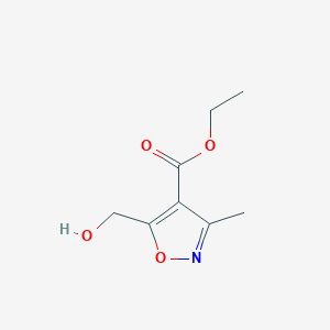 molecular formula C8H11NO4 B3043900 5-羟甲基-3-甲基异恶唑-4-羧酸乙酯 CAS No. 95104-40-8