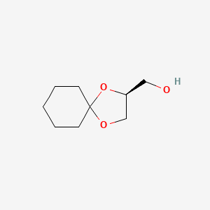 molecular formula C9H16O3 B3043926 (2S)-1,4-dioxaspiro[4.5]decane-2-methanol CAS No. 95335-91-4