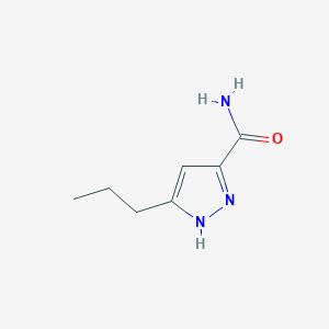 5-Propyl-1H-pyrazole-3-carboxamide