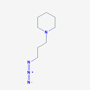 molecular formula C8H16N4 B3043956 1-(3-Azidopropyl)piperidine CAS No. 959574-80-2