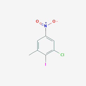 molecular formula C7H5ClINO2 B3043958 3-Chloro-2-iodo-5-nitrotoluene CAS No. 959575-00-9