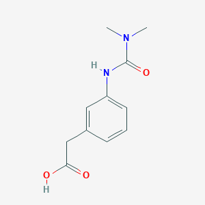 molecular formula C11H14N2O3 B3043961 3-(3,3-Dimethylureido)phenylacetic acid CAS No. 959577-84-5